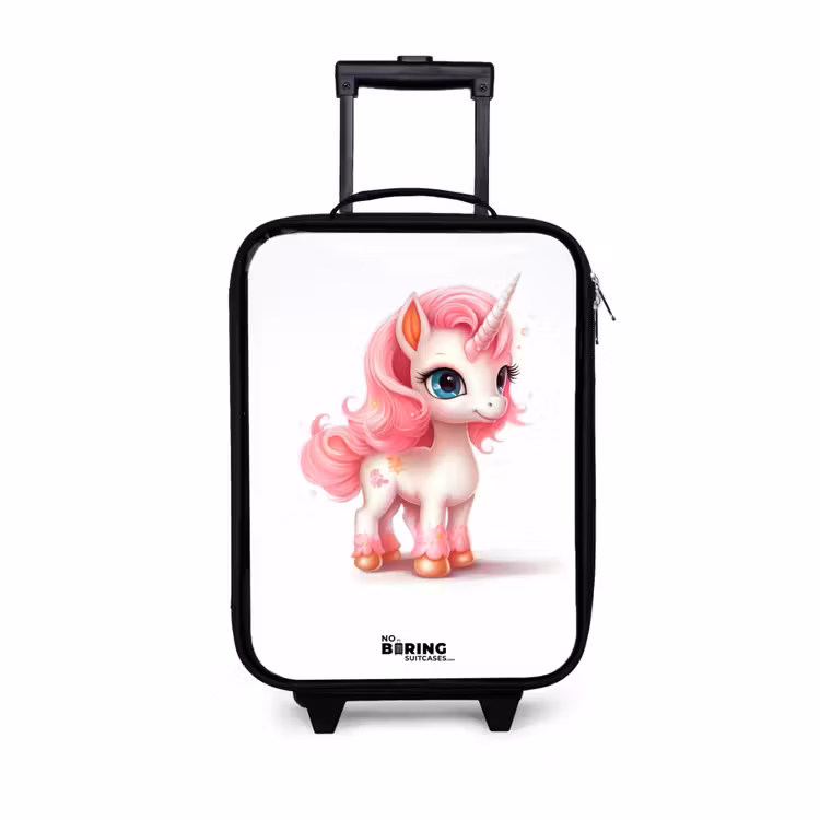 Kinderkoffer - Eenhoorn met roze manen — 1