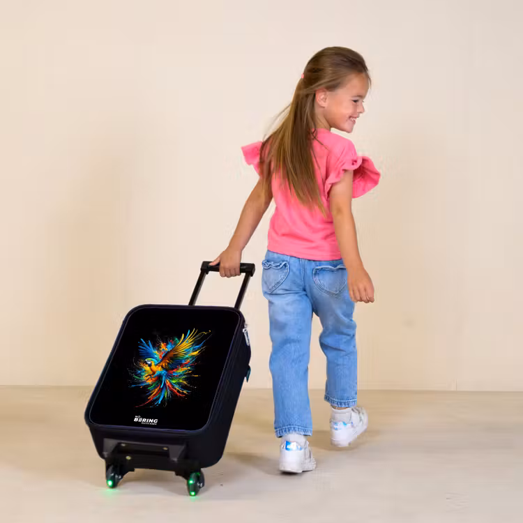Kinderkoffer - Kleurrijke papegaai — 2