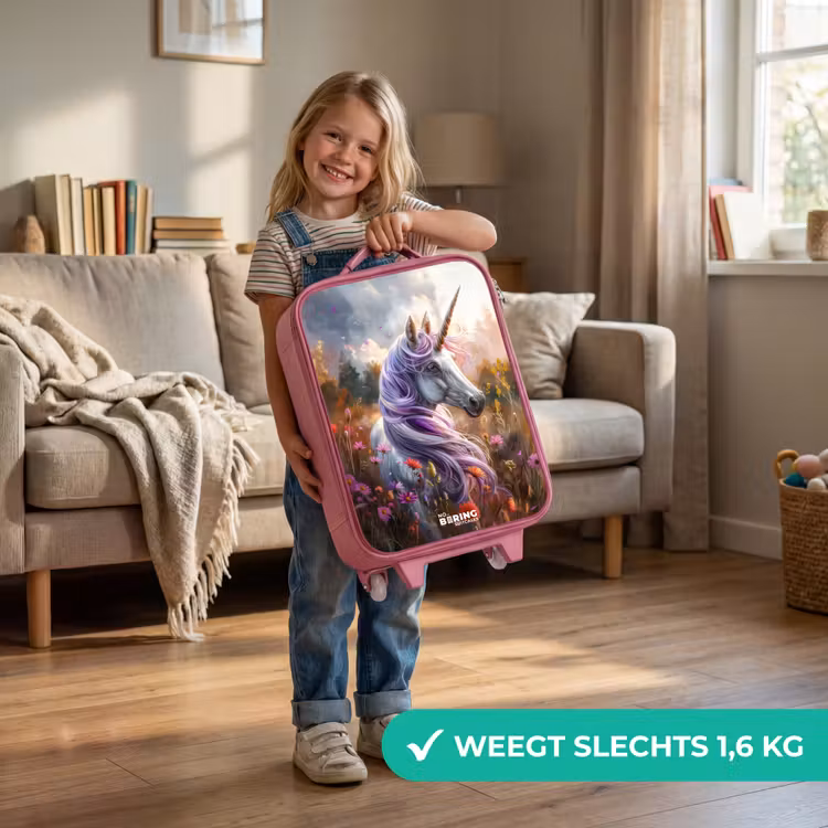 Kinderkoffer - Roze - Lavendel lentehoorn — 2