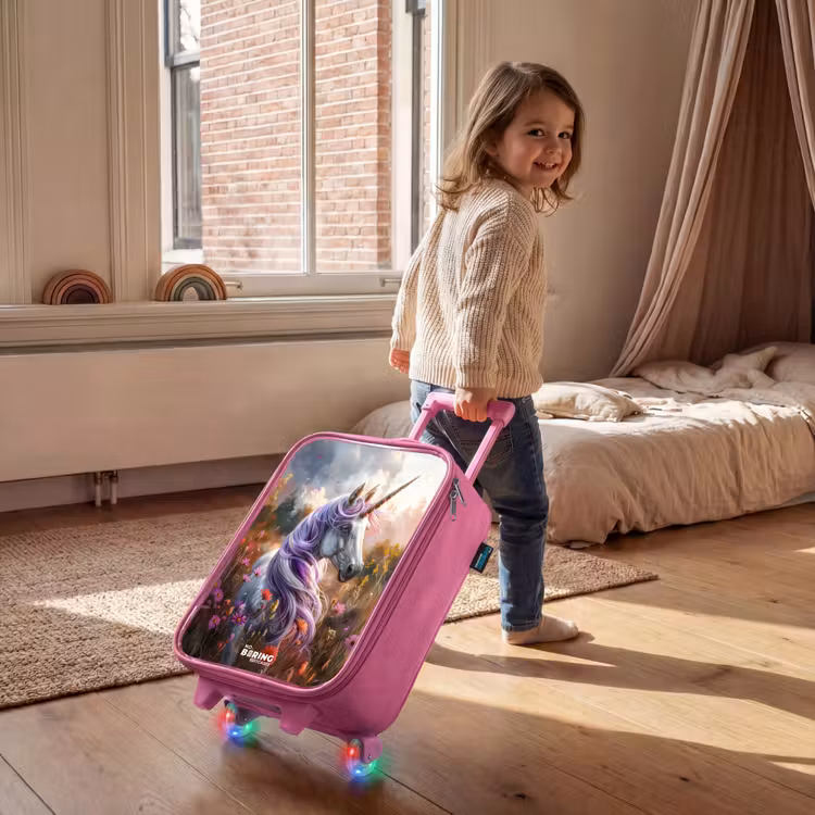 Kinderkoffer - Roze - Lavendel lentehoorn — 3