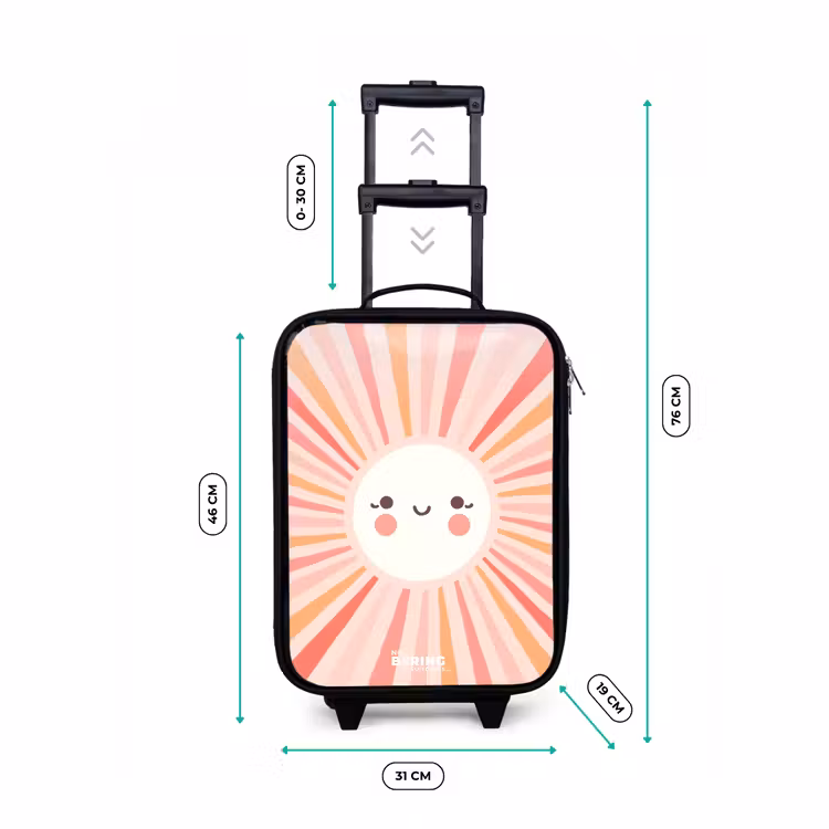 Kinderkoffer - Ronde zon met gezicht — 7