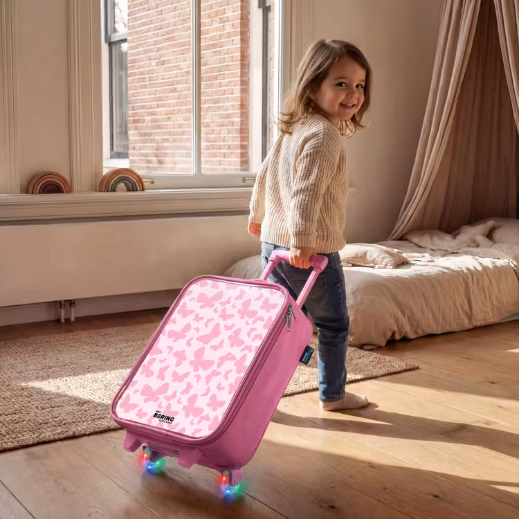 Kinderkoffer - Roze - Roze vlinders — 3