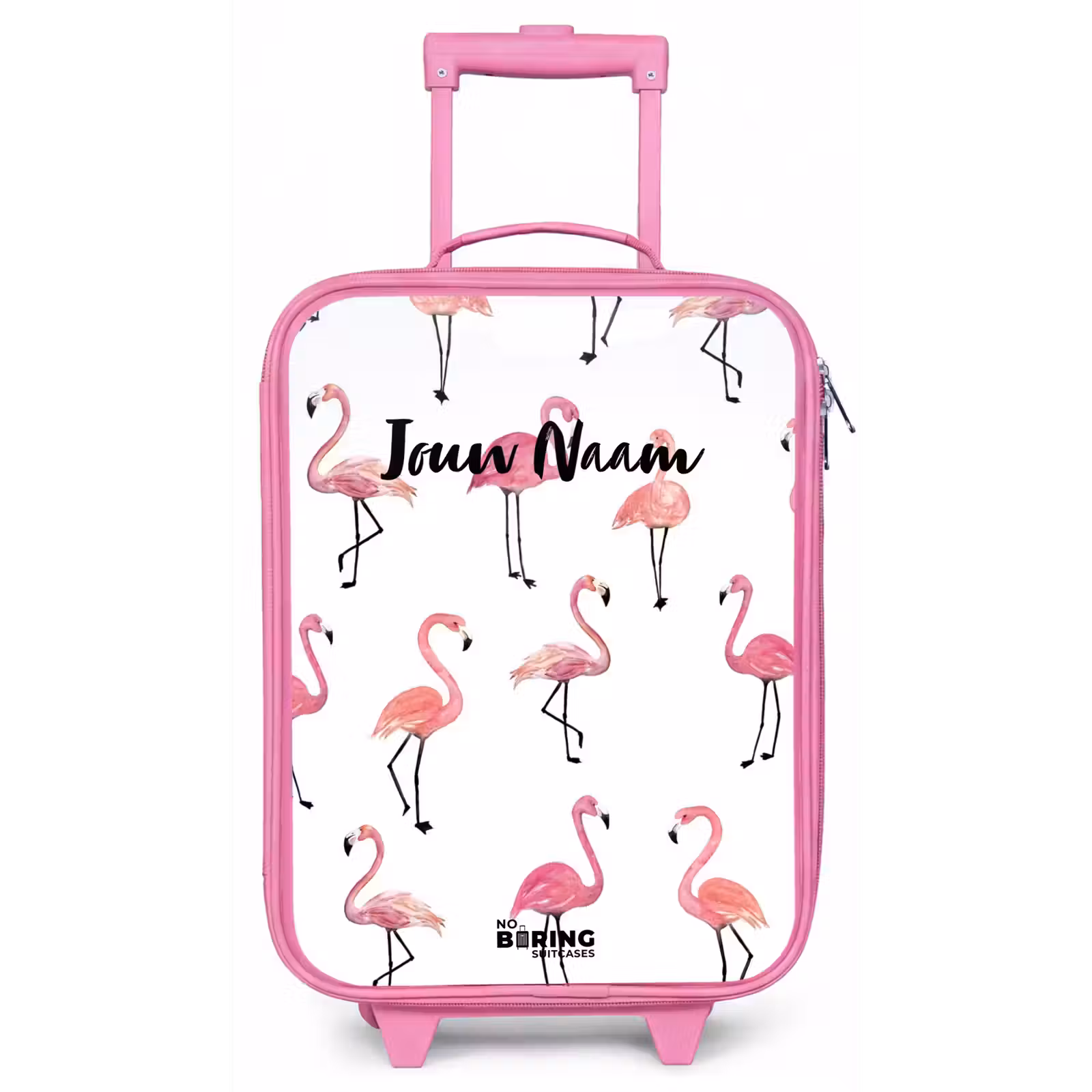 Kinderkoffer - Roze - Flamingo feestje — 1