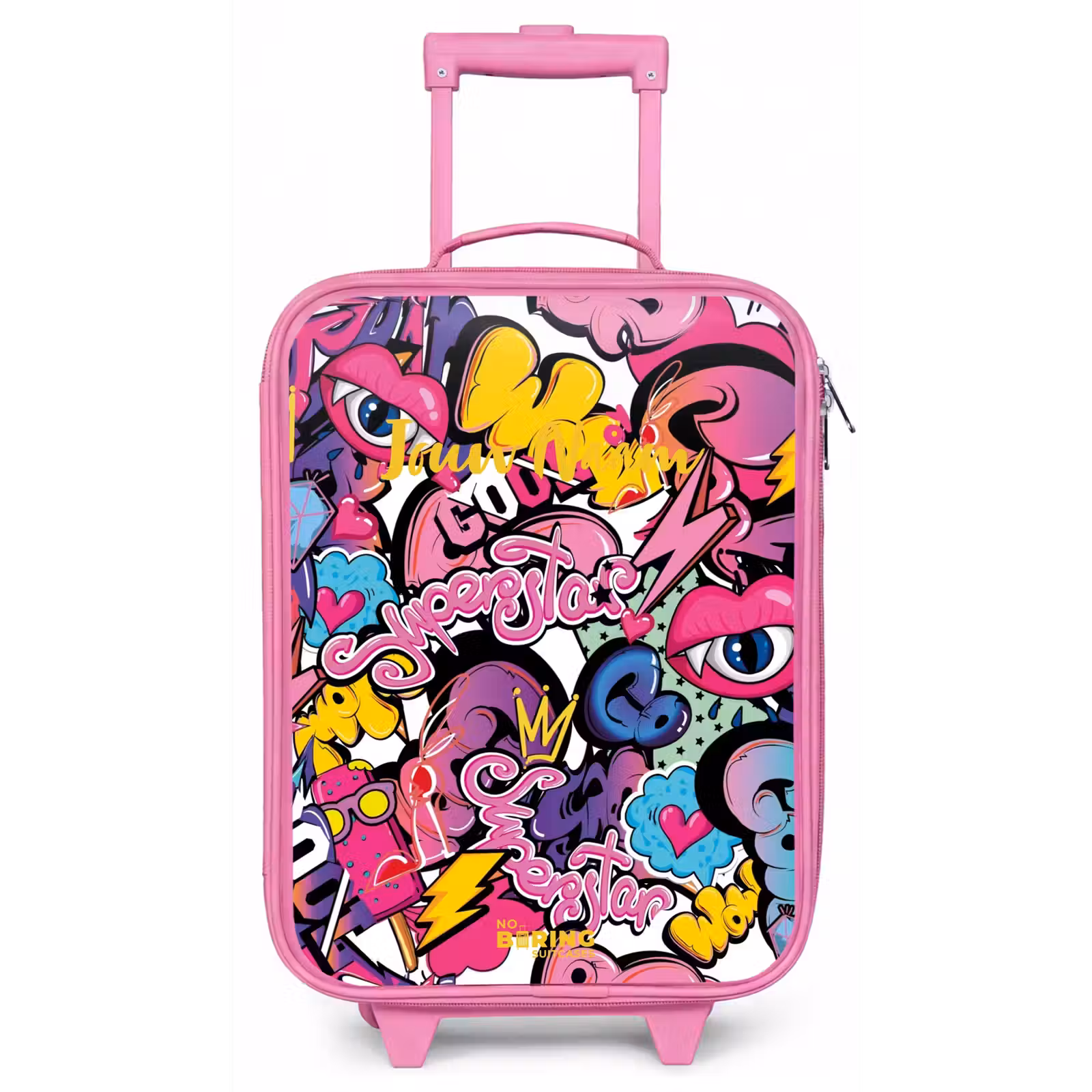 Kinderkoffer - Roze - Girly graffiti — 1