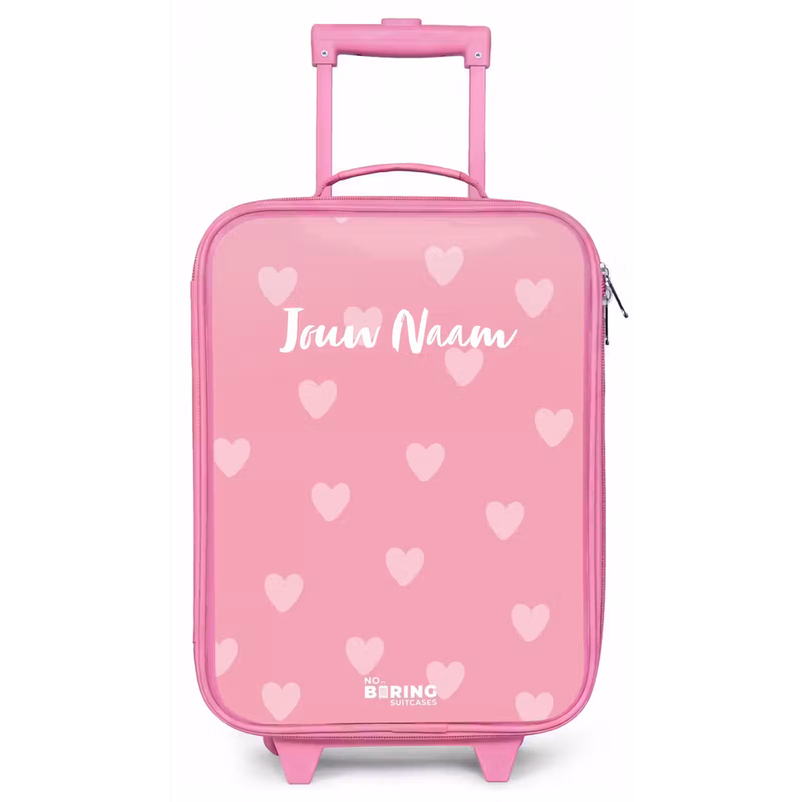 Kinderkoffer - Roze - Hartjesritme — 1
