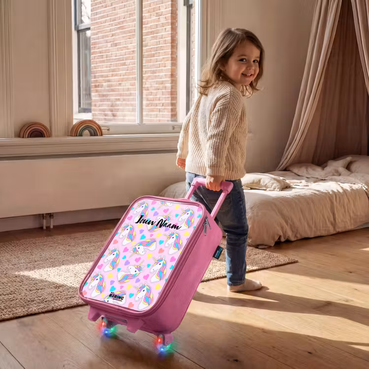 Kinderkoffer - Roze - Eenhoorn euforie — 3