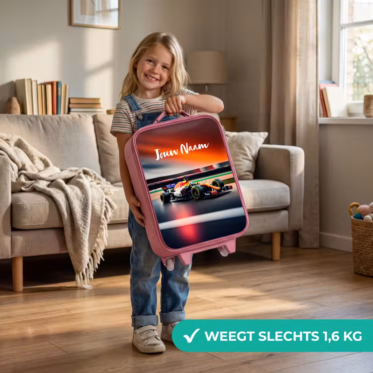 Kinderkoffer - Roze - Furious F1 — 2