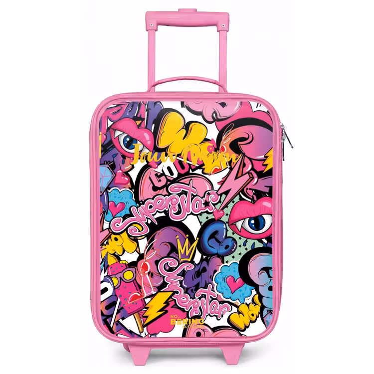 Kinderkoffer - Roze - Girly graffiti — 1