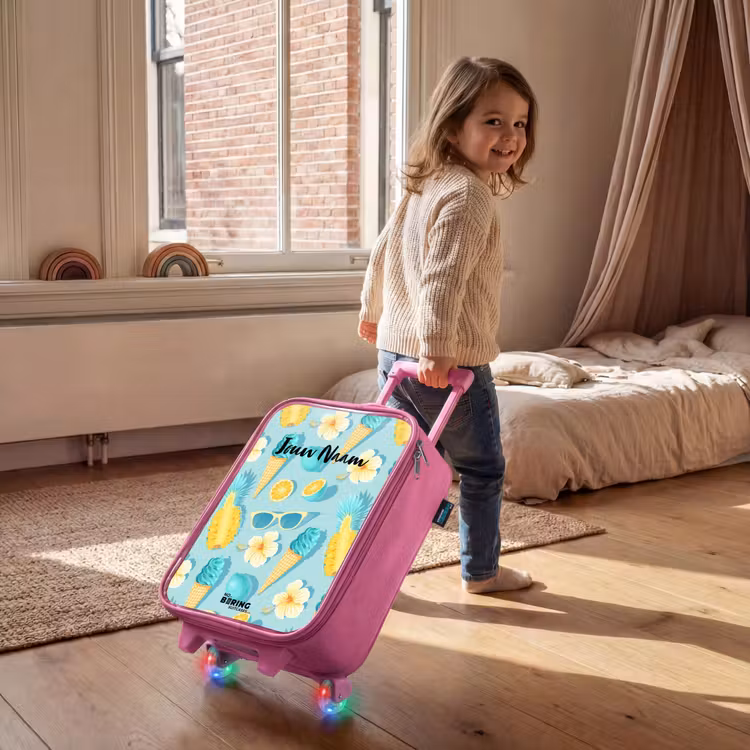 Kinderkoffer - Roze - Ibiza icecream — 3