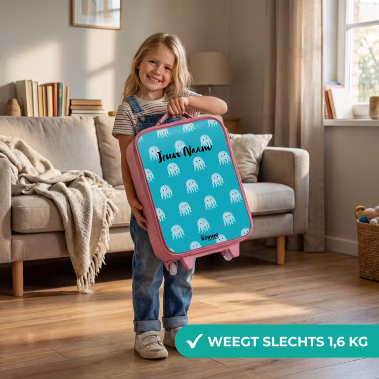 Kinderkoffer - Roze - Kekke kwalletjes — 2