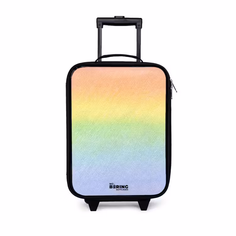 Kinderkoffer - Pastel regenboog van krijt — 1