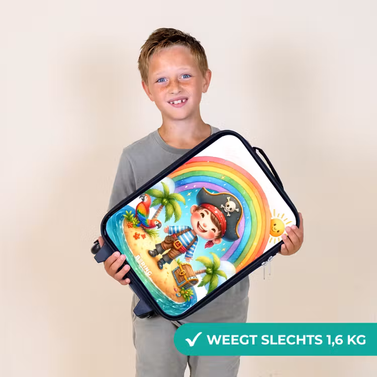 Kinderkoffer - Piraat op een eiland met een schat — 3