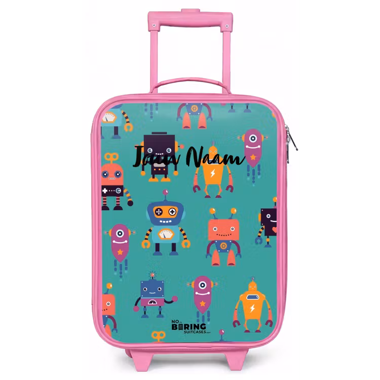 Kinderkoffer - Roze - Robo rave — 1