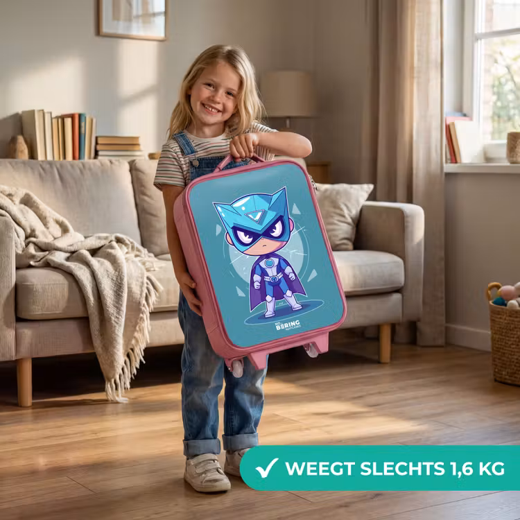 Kinderkoffer - Roze - Turquoise tornado — 2
