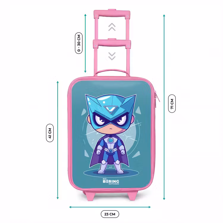 Kinderkoffer - Roze - Turquoise tornado — 5