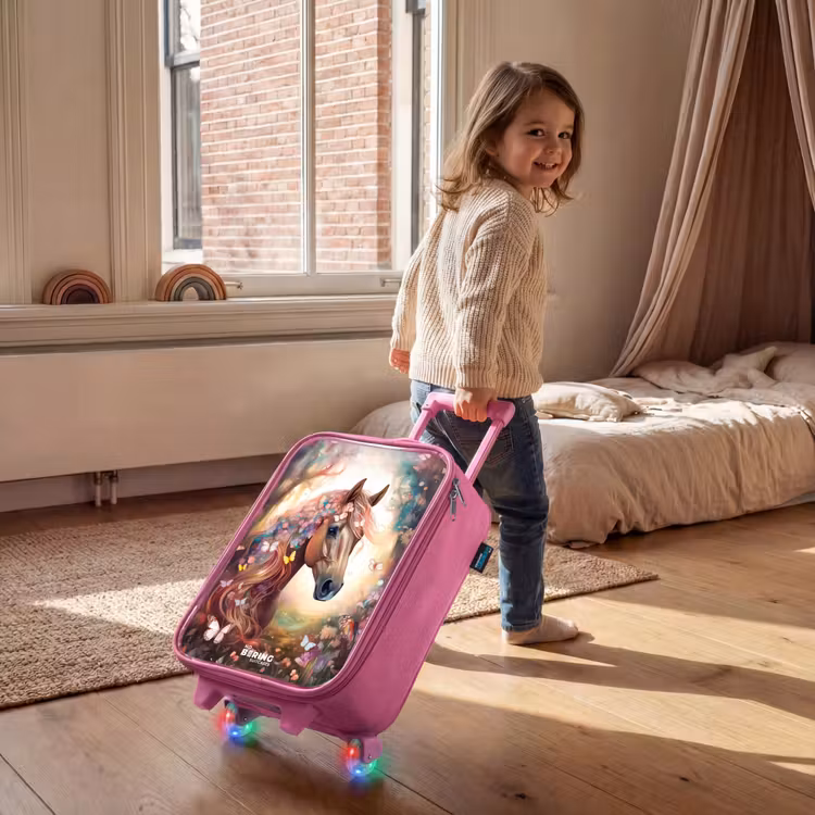 Kinderkoffer - Roze - Vlindermerrie — 3
