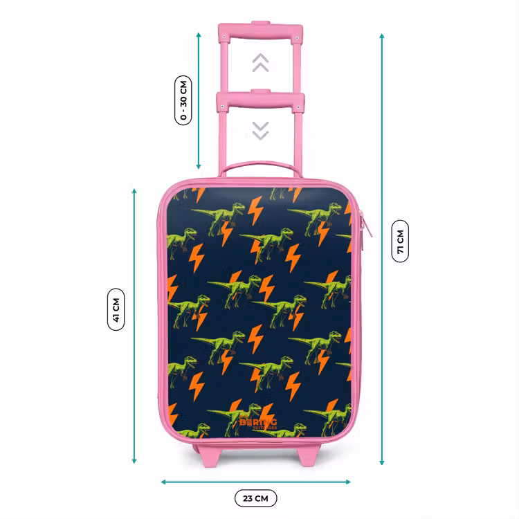 Kinderkoffer - Roze - Bliksemsnelle raptors — 5