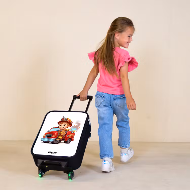 Kinderkoffer - Brandweer met brandweerauto — 2