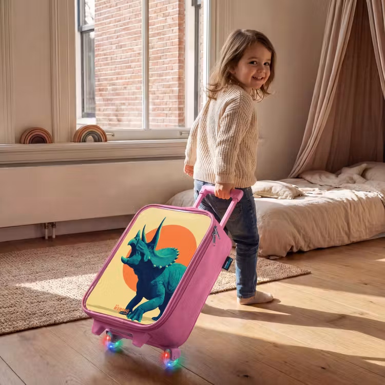 Kinderkoffer - Roze - Hoornkrijger in de zon — 3