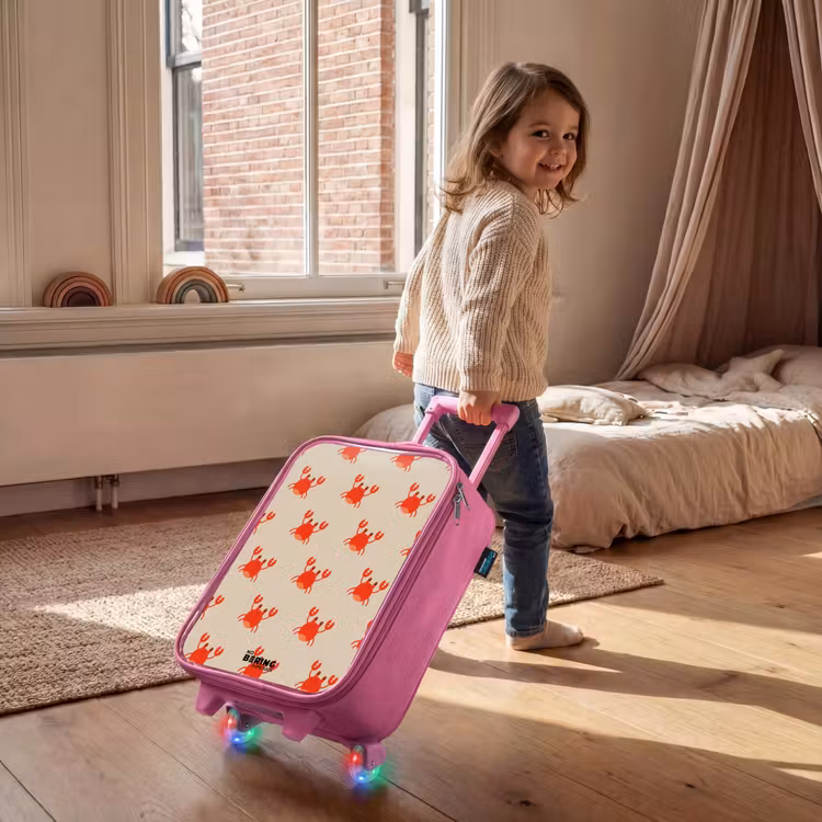 Kinderkoffer - Roze - Krabbenkwestie — 3