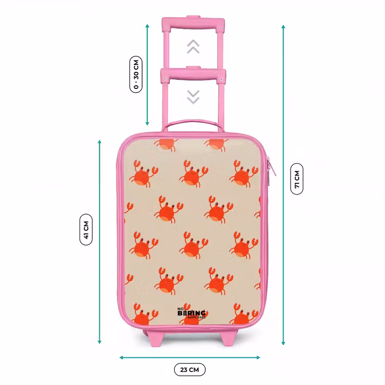 Kinderkoffer - Roze - Krabbenkwestie — 5