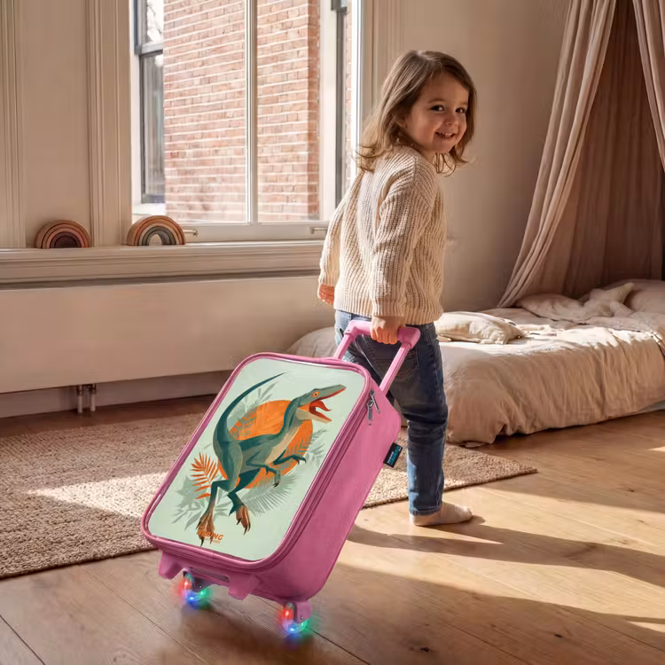 Kinderkoffer - Roze - Sluipende jager met bladeren — 3