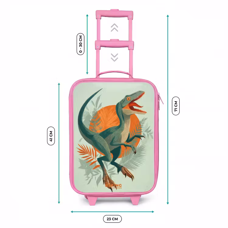 Kinderkoffer - Roze - Sluipende jager met bladeren — 5