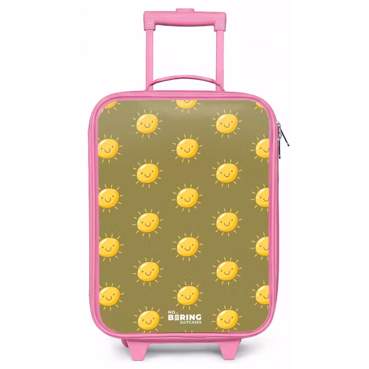 Kinderkoffer - Roze - Sunny situation olijf — 1