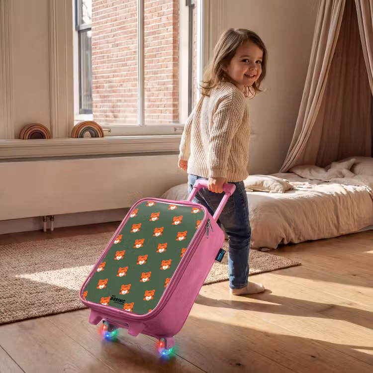 Kinderkoffer - Roze - Tijger turbulentie — 3