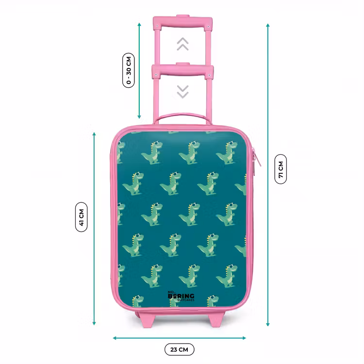 Kinderkoffer - Roze - Tyranosaurus specs — 5