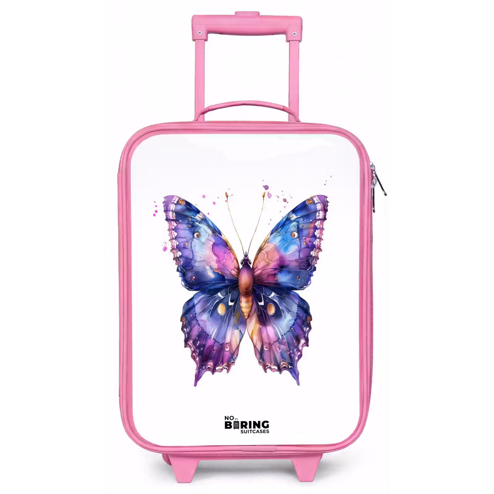 Kinderkoffer - Roze - Paarse prachtvlinder — 1