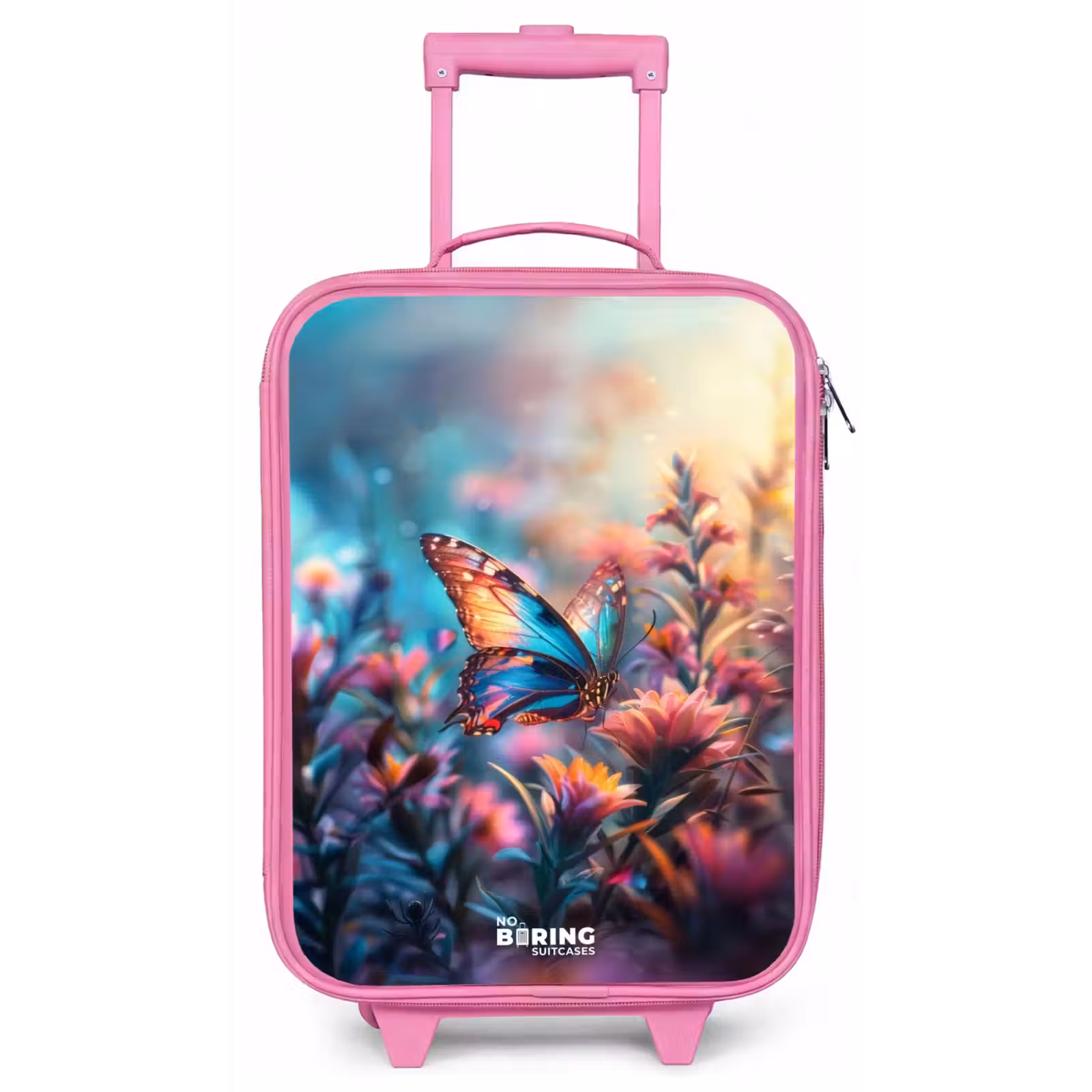 Kinderkoffer - Roze - Vlinder flowers — 1