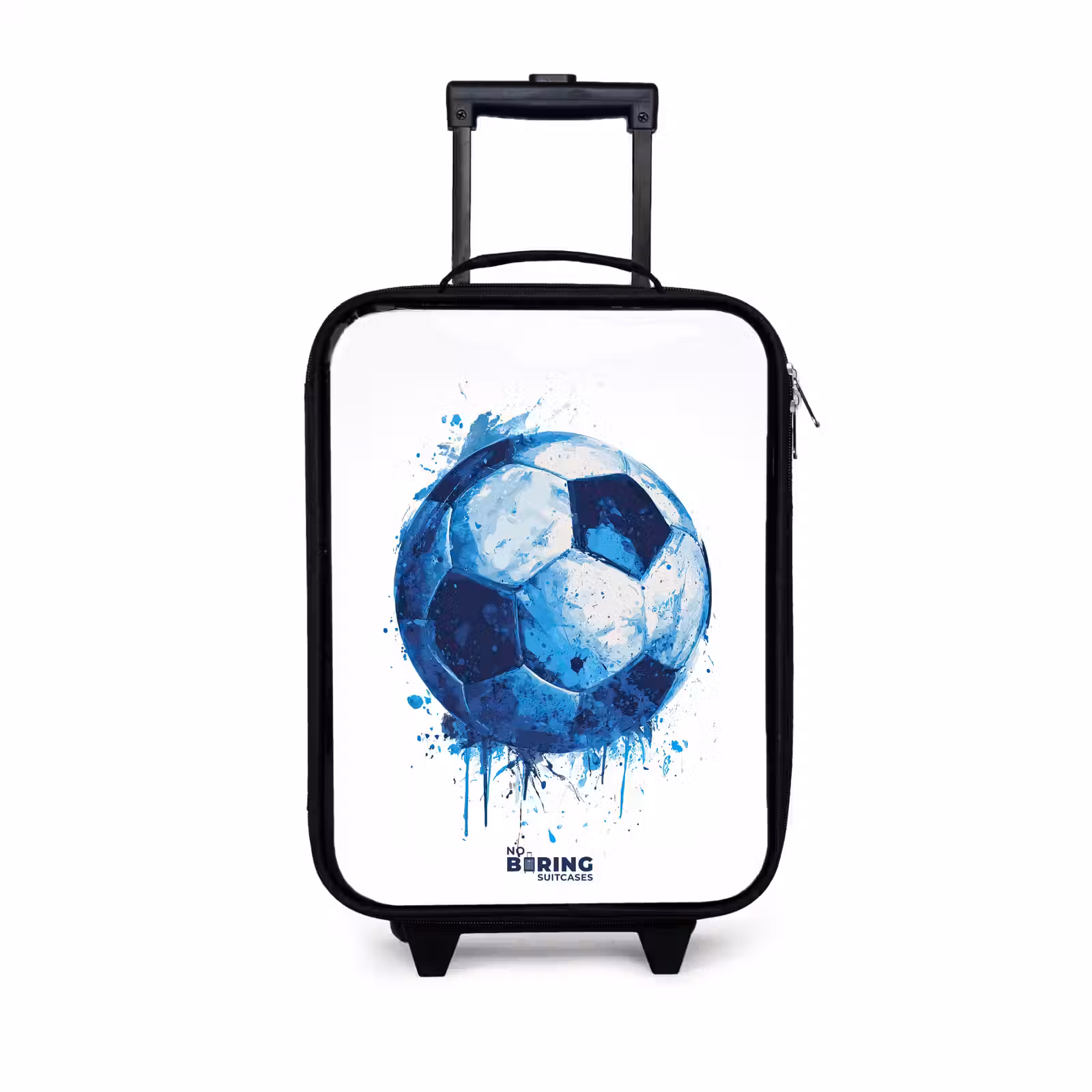 Kinderkoffer - Voetbal - Inktspatten - Blauw - Bal — 1