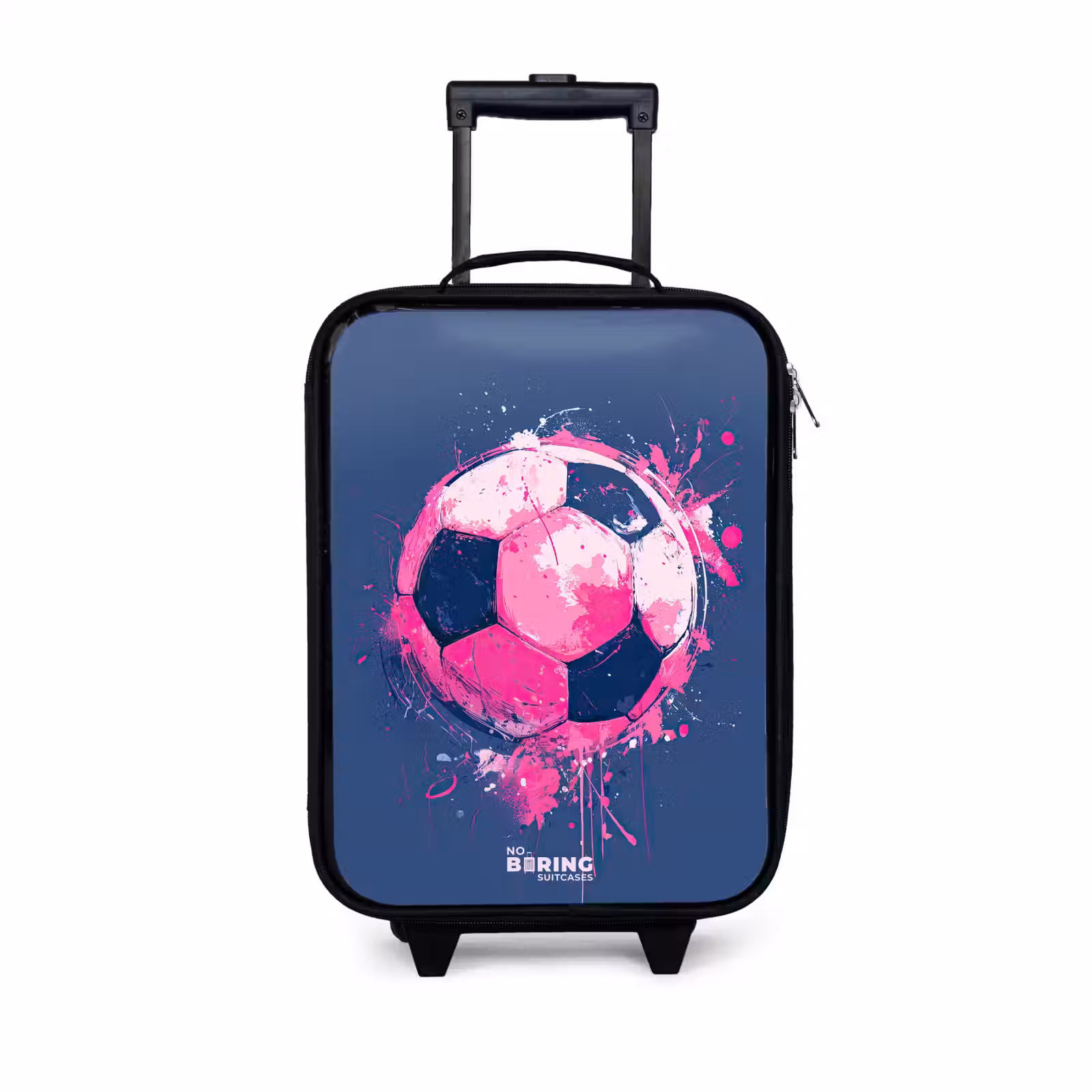 Kinderkoffer - Voetbal - Verf - Roze - Blauw — 1