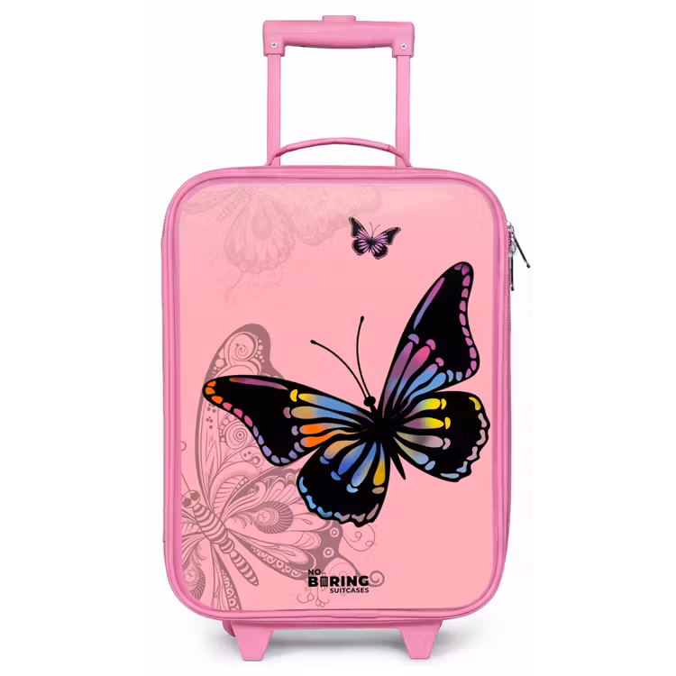 Kinderkoffer - Roze - Bubblegum butterfly — 1
