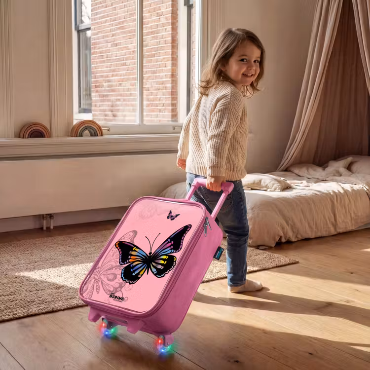 Kinderkoffer - Roze - Bubblegum butterfly — 3