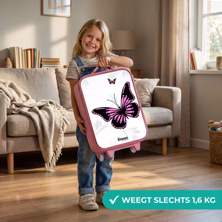Kinderkoffer - Roze - Magenta monarch — 2