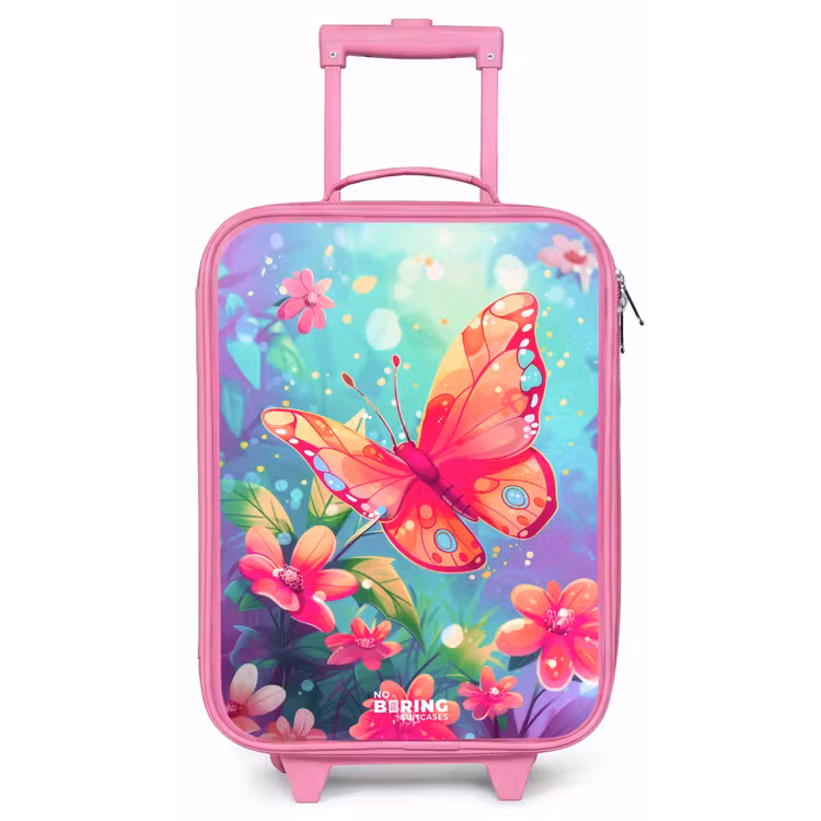 Kinderkoffer - Roze - Verbluffende vlinder — 1