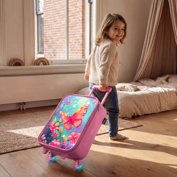 Kinderkoffer - Roze - Verbluffende vlinder — 3