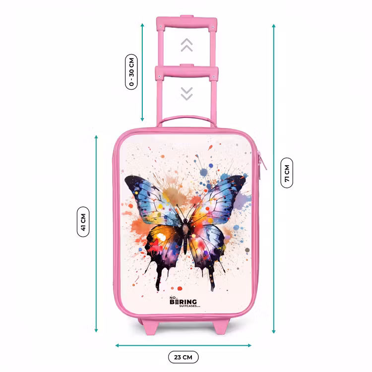 Kinderkoffer - Roze - Vlinderexplosie — 5