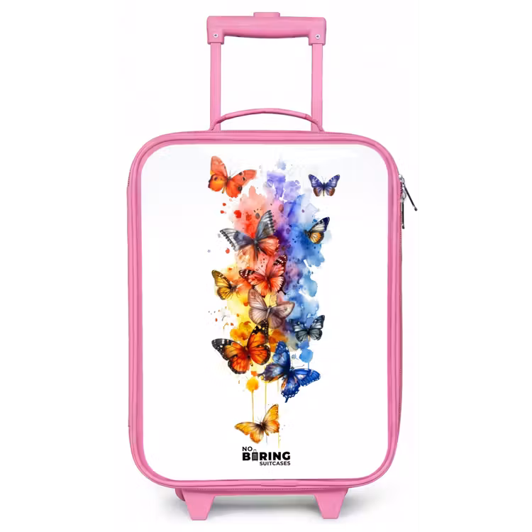 Kinderkoffer - Roze - Vlinderzwerm — 1
