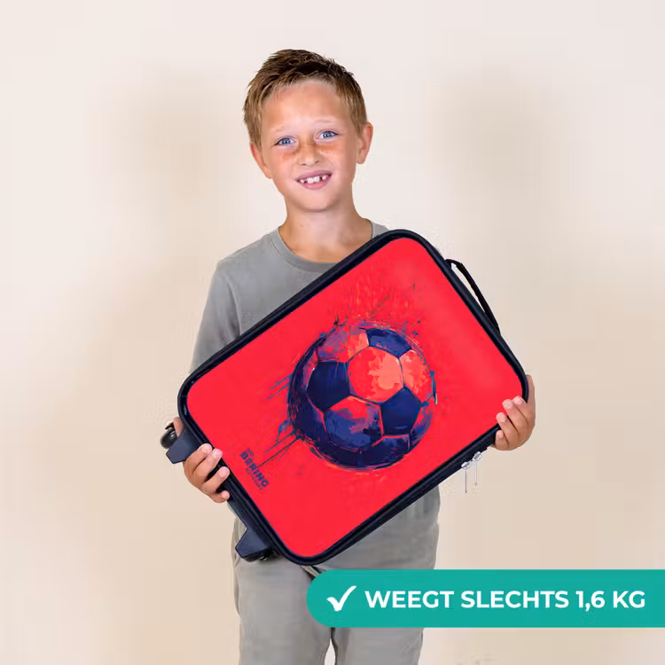 Kinderkoffer - Voetbal - Verf - Blauw - Rood — 3