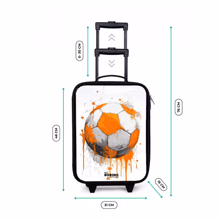 Kinderkoffer - Voetbal - Verf - Oranje — 7