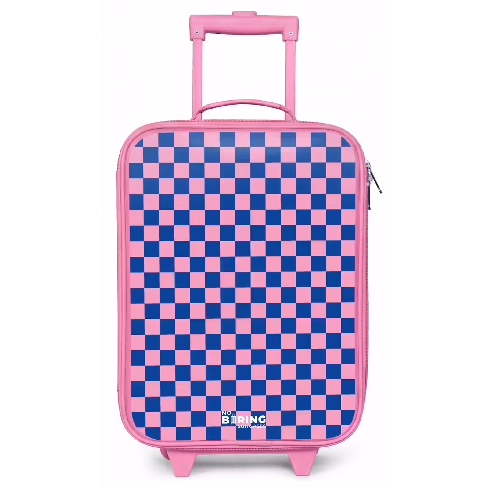 Kinderkoffer - Roze - Blokjes - Blauw - Roze — 1