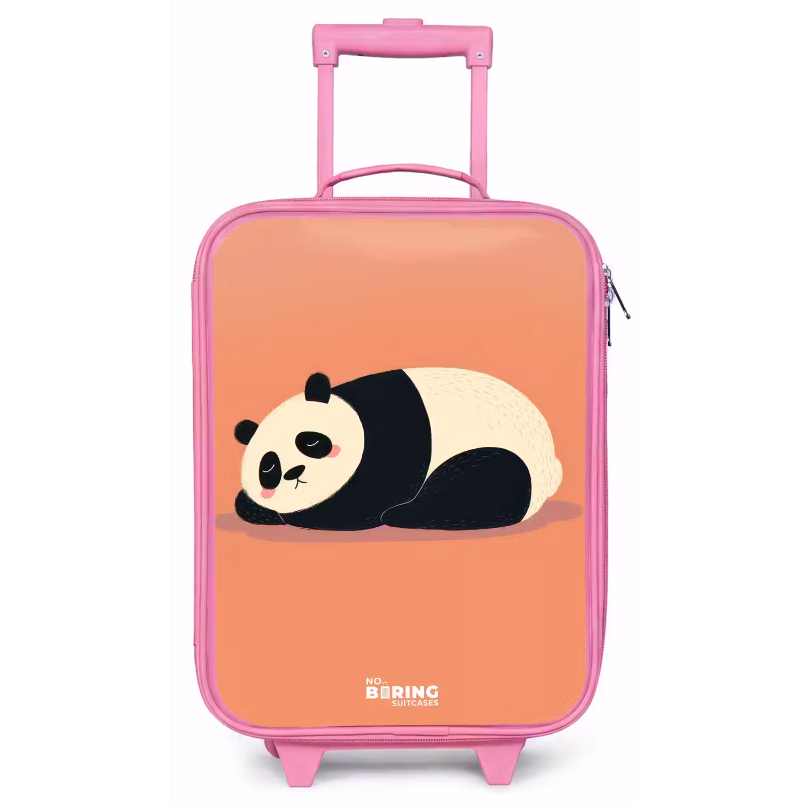Kinderkoffer - Roze - Panda - Slapen - Oranje — 1
