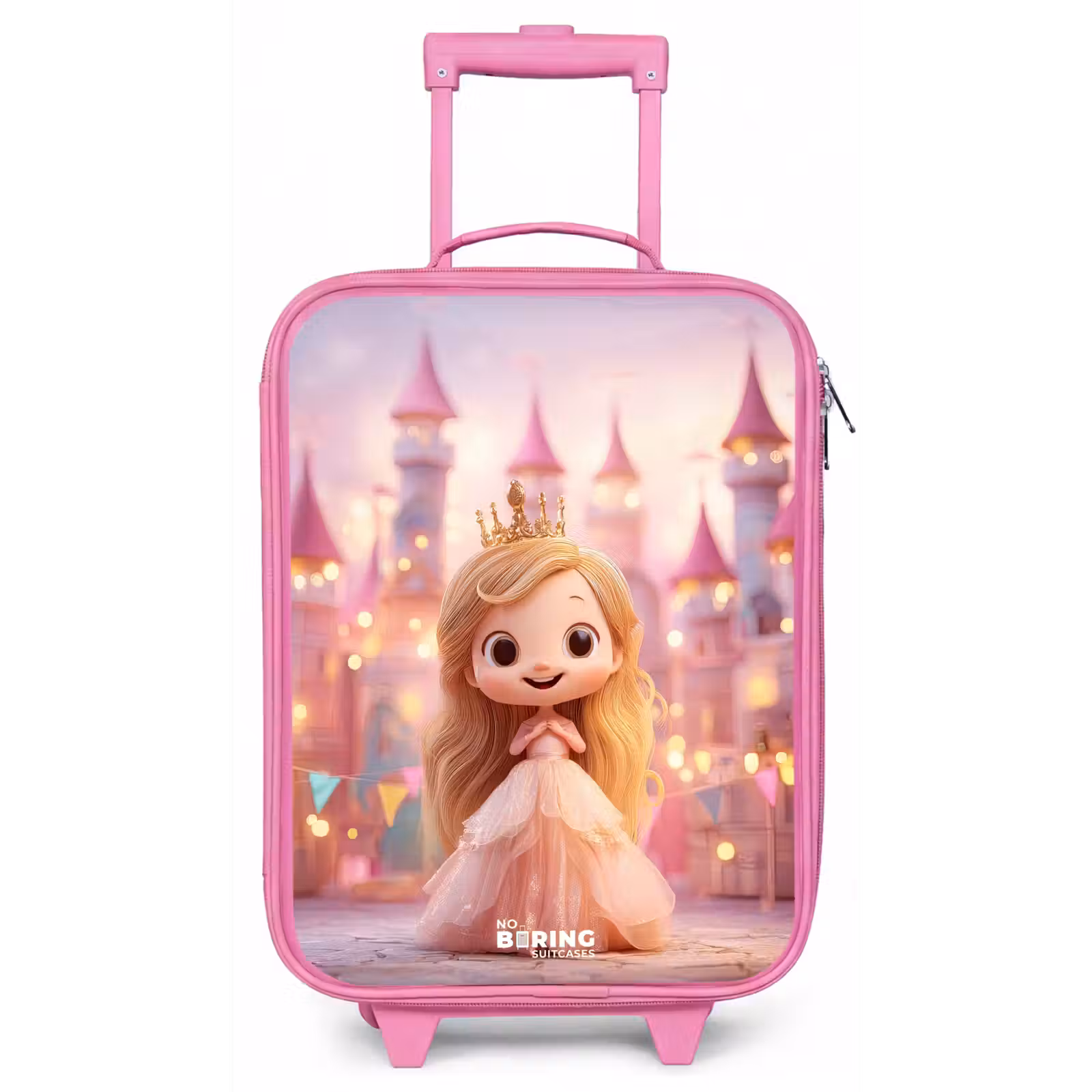 Kinderkoffer - Roze - Prinses - Roze - Kasteel — 1