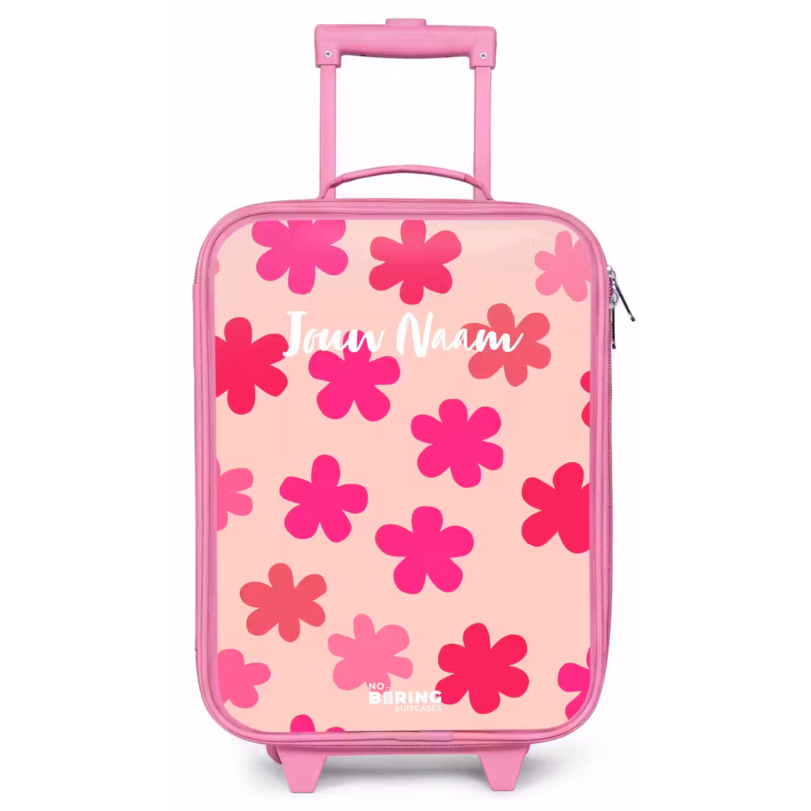 Kinderkoffer - Roze - Roze bloemen — 1