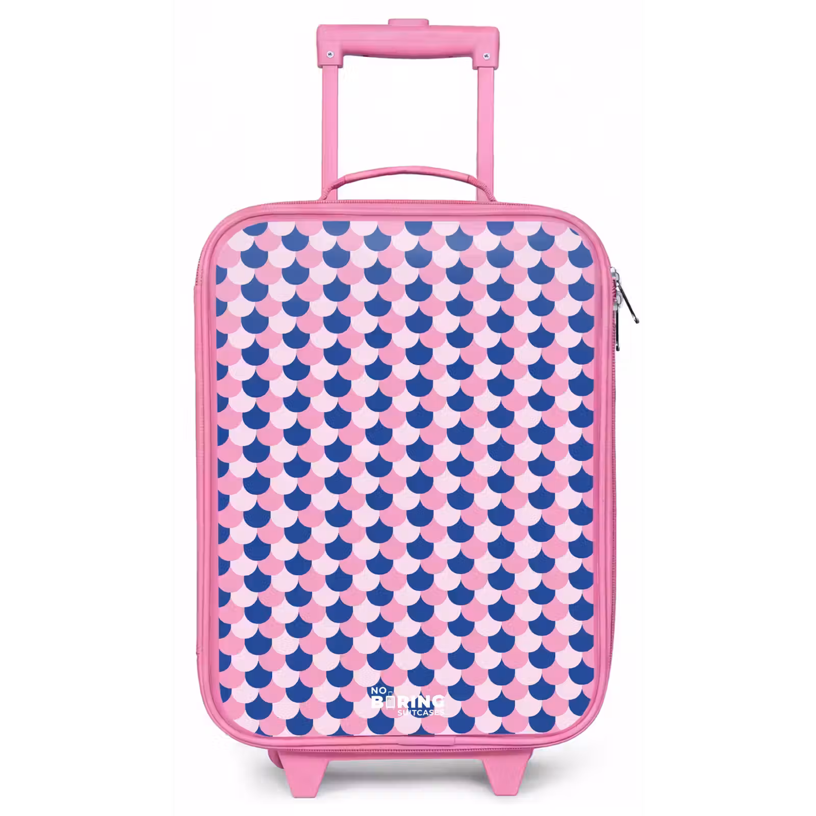 Kinderkoffer - Roze - Schubben - Patroon - Blauw - Roze — 1