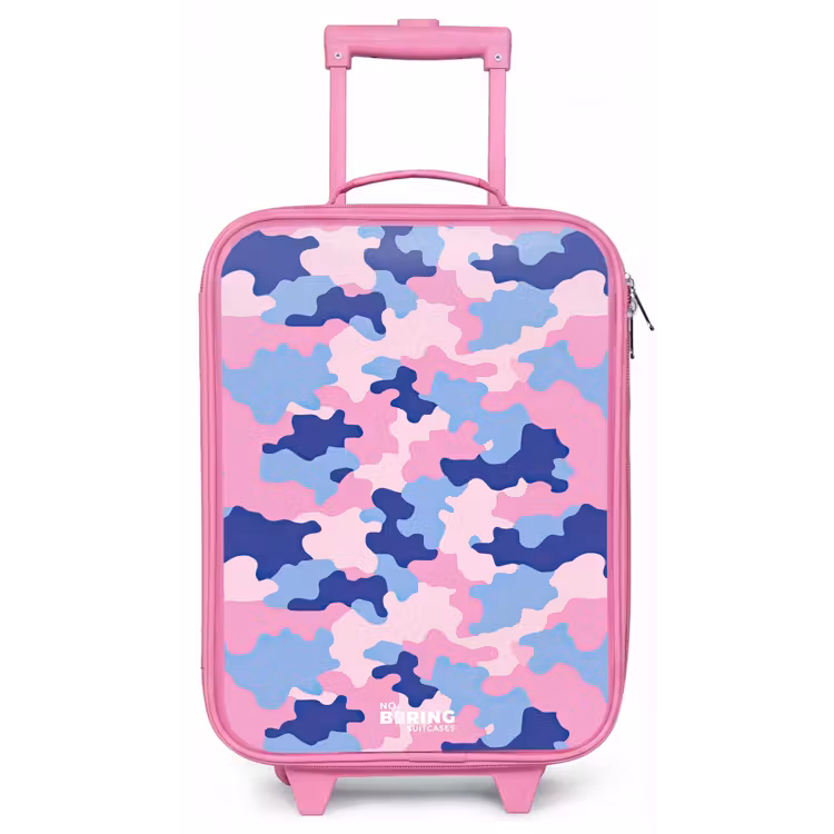 Kinderkoffer - Roze - Camouflage - Roze - Blauw — 1
