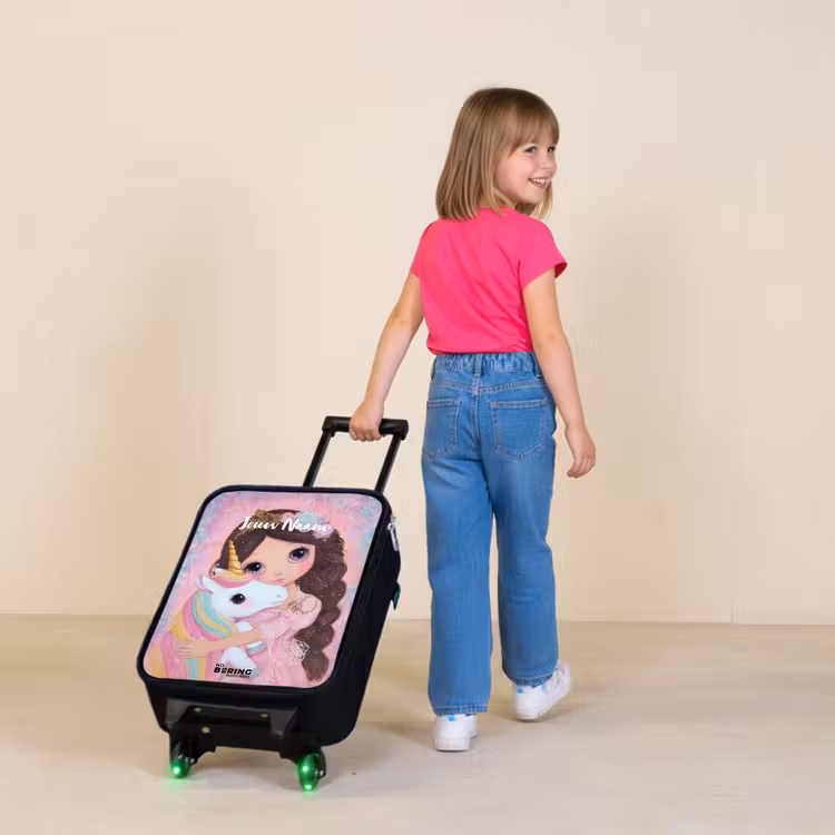 Kinderkoffer - Meisje - Eenhoorn - Glitter — 2